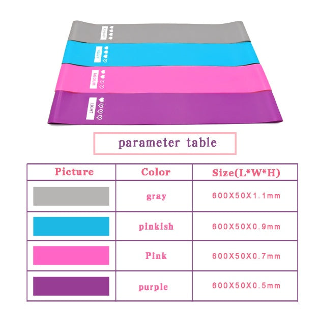 Fitness Resistance Bands – Booty, Yoga & Strength Training